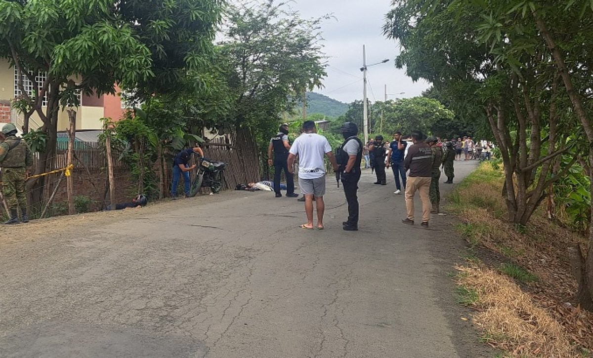 Un doble asesinato se registró la mañana de hoy, miércoles 4 de junio del 2025, en la ciudad de Portoviejo.