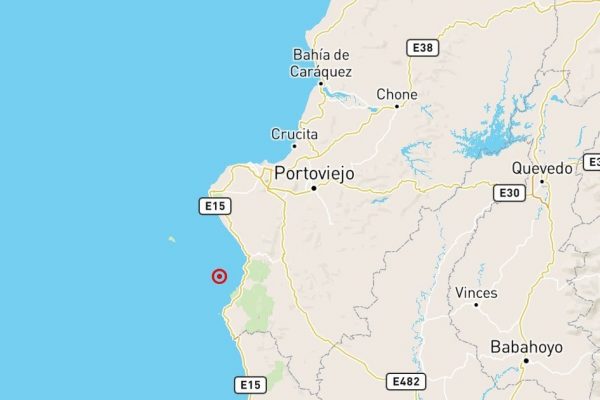 Un sismo de magnitud 3.6 en la escala de Richter se registró la noche de este jueves, a las 20h37, frente a las costas de Puerto López,