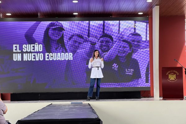 : La asambleísta manabita Valentina Centeno, rindió cuentas de su gestión en 2024.