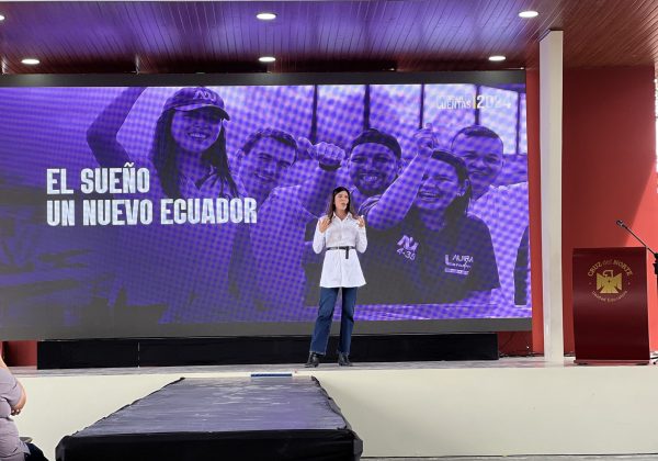 : La asambleísta manabita Valentina Centeno, rindió cuentas de su gestión en 2024.