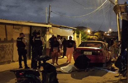 Las muertes de Manuel Villegas Cajape y Richard Andrés Cajape Vera, padre e hijo, se registró en la ciudadela 20 de Mayo de Manta