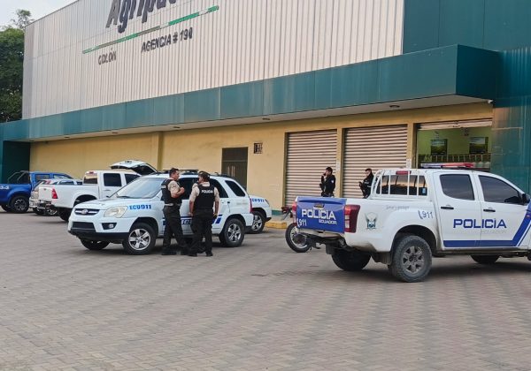 Portoviejo: operativo policial tras balacera en negocio de agroquímicos