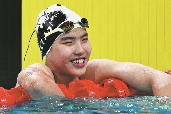 Zidi Yu, una nadadora china de tan solo 12 años, se convirtió en medallista de bronce en el Mundial de Natación.