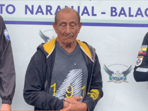 Adulto mayor es detenido tras crimen por celos en Naranjal