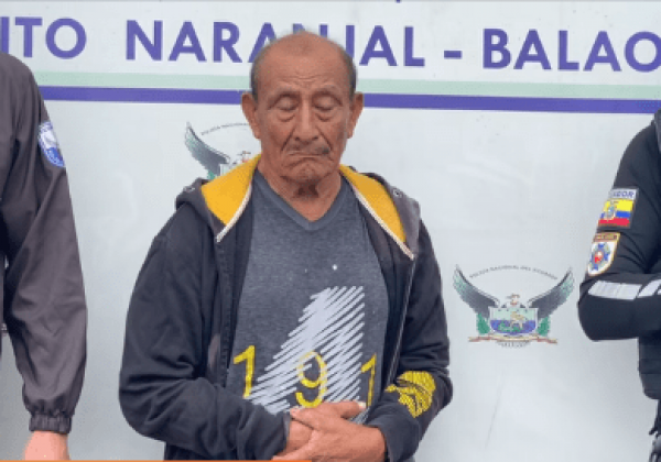 Adulto mayor es detenido tras crimen por celos en Naranjal