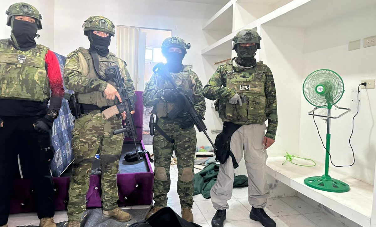 Operación militar en Cristo del Consuelo logra incautación de armamento