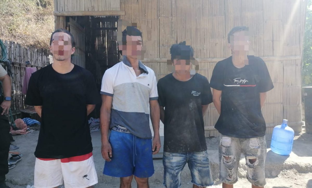 Cuatro detenidos con armas y droga son acusados de cometer robos.