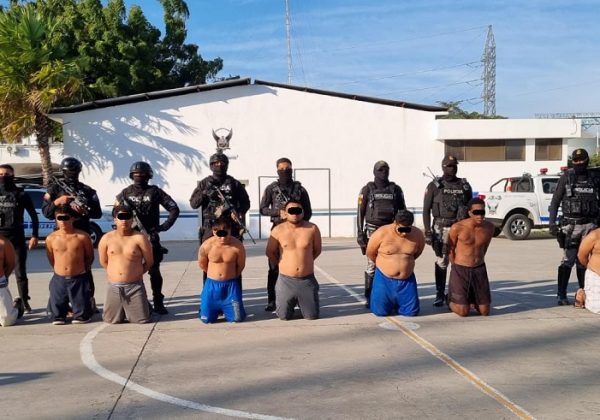Los detenidos en operativos policiales contra extorsión y asalto