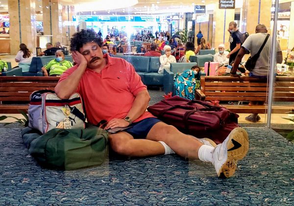 Esta estatua en el aeropuerto de Orlando te hará dudar si es real