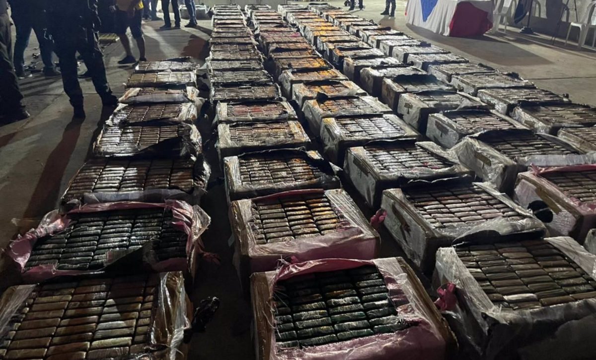Incautación de cocaína en Guayaquil (Ecuador)