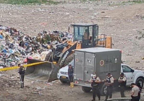 Hallan restos de joven desaparecida en relleno sanitario de Ibarra