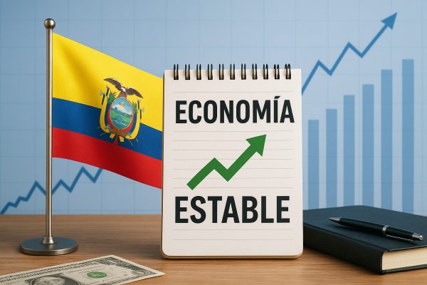 Ecuador alcanza perspectiva crediticia estable según S&P tras fortalecimiento económico. FOTO: Inteligencia Artificial.