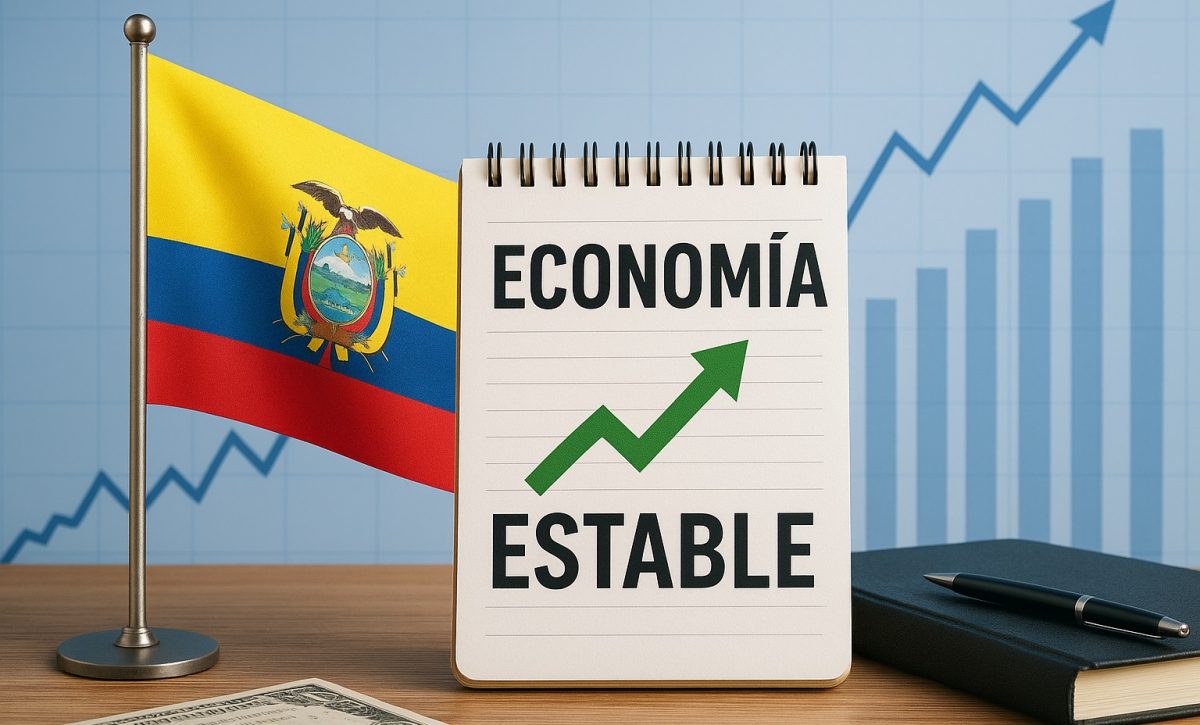 Ecuador alcanza perspectiva crediticia estable según S&P tras fortalecimiento económico. FOTO: Inteligencia Artificial.
