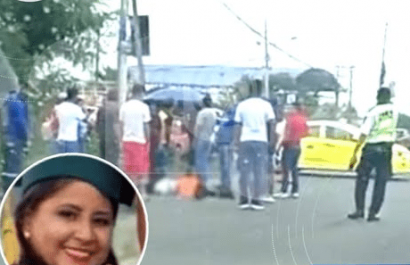 Mujer muere al ser impactada por camioneta cuando iba a tomar un bus, en El Guabo