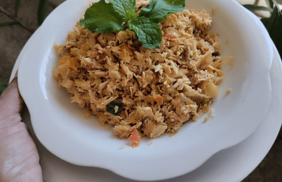 Desmenuzado de pescado: un plato típico fácil y nutritivo