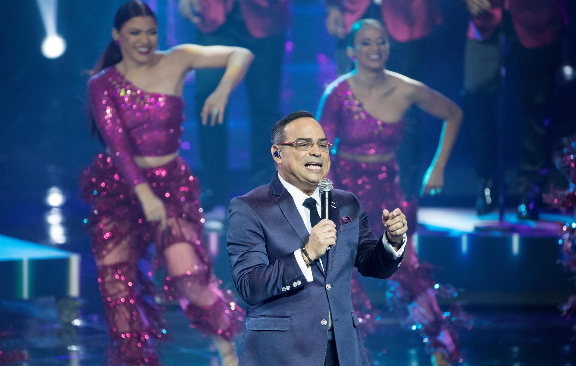 El cantante puertorriqueño Gilberto Santa Rosa