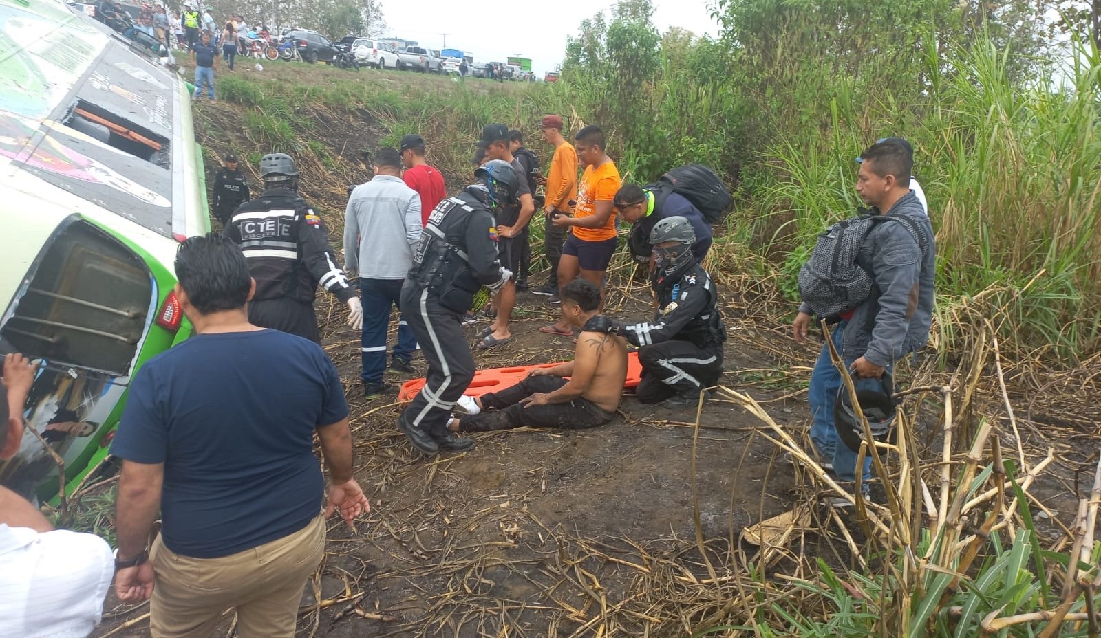 accidente de bus en el triunfo