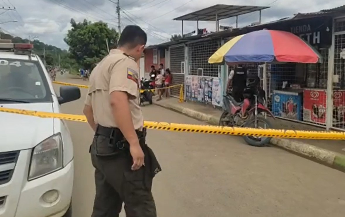 Muerto en una tienda en El Florón de Portoviejo