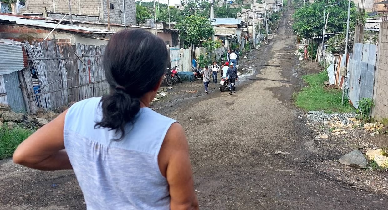 La balacera y rescate de las dos mujeres secuestradas se realizó en el sector de Monte Sinaí en Guayaquil. (Foto El Universo)