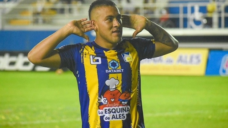 Andrés Chicaiza ha anotado 95 goles de manera profesional hasta el momento de los cuales 29 han sido con la camiseta de Delfín.