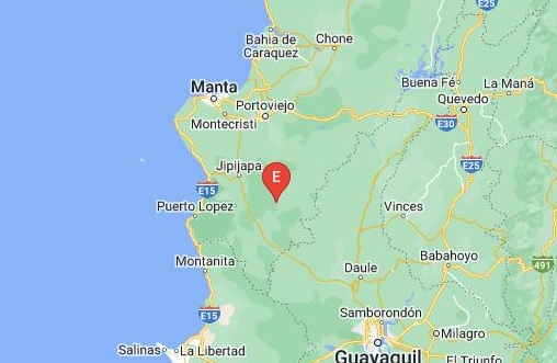 El pecicentro del sismo se registró en el cantón Jipijapa de la provincia de Manabí.