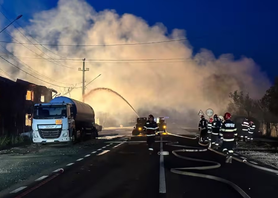 Rumanía explosión gasolinera