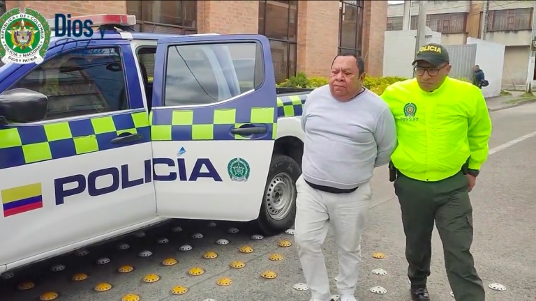 La Policía colombiana detuvo a Carlos Meza Sánchez, un narco ecuatoriano, que era pedido en extradición por Estados Unidos.