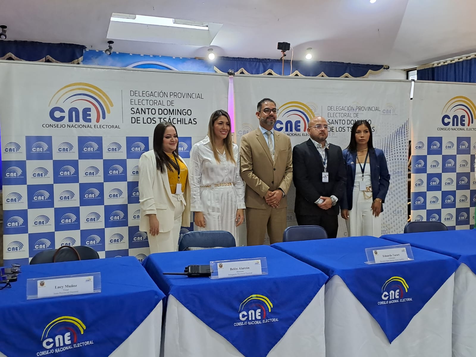 Inauguración de las elecciones anticipadas en la provincia de Santo Domingo de los Tsáchilas