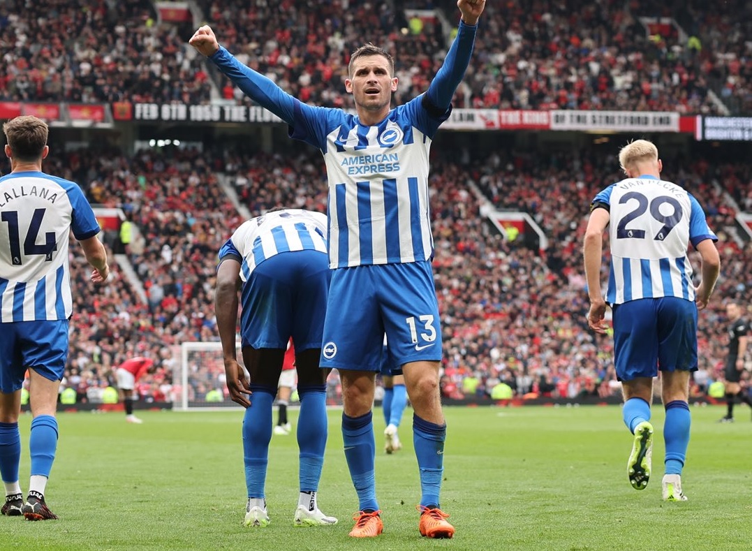 Con gran autoridad, el Brighton de Inglaterra, logró una contundente e importante victoria frente al Manchester United.