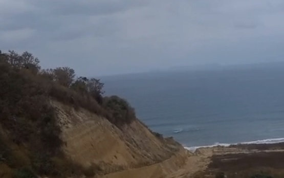 Buscan con drones el cuerpo de Ronny Mina en la playa San José de Montecristi