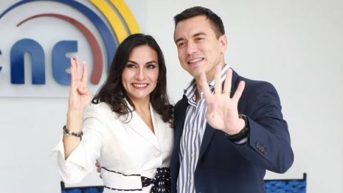 Daniel Noboa presidente tomará posesión el 23 de noviembre con su vicepresidenta Verónica Abad