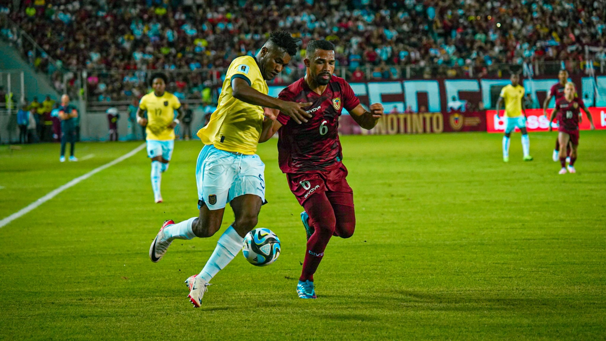 Ecuador y Venezuela empatan sin goles el estadio Monumental de Maturín