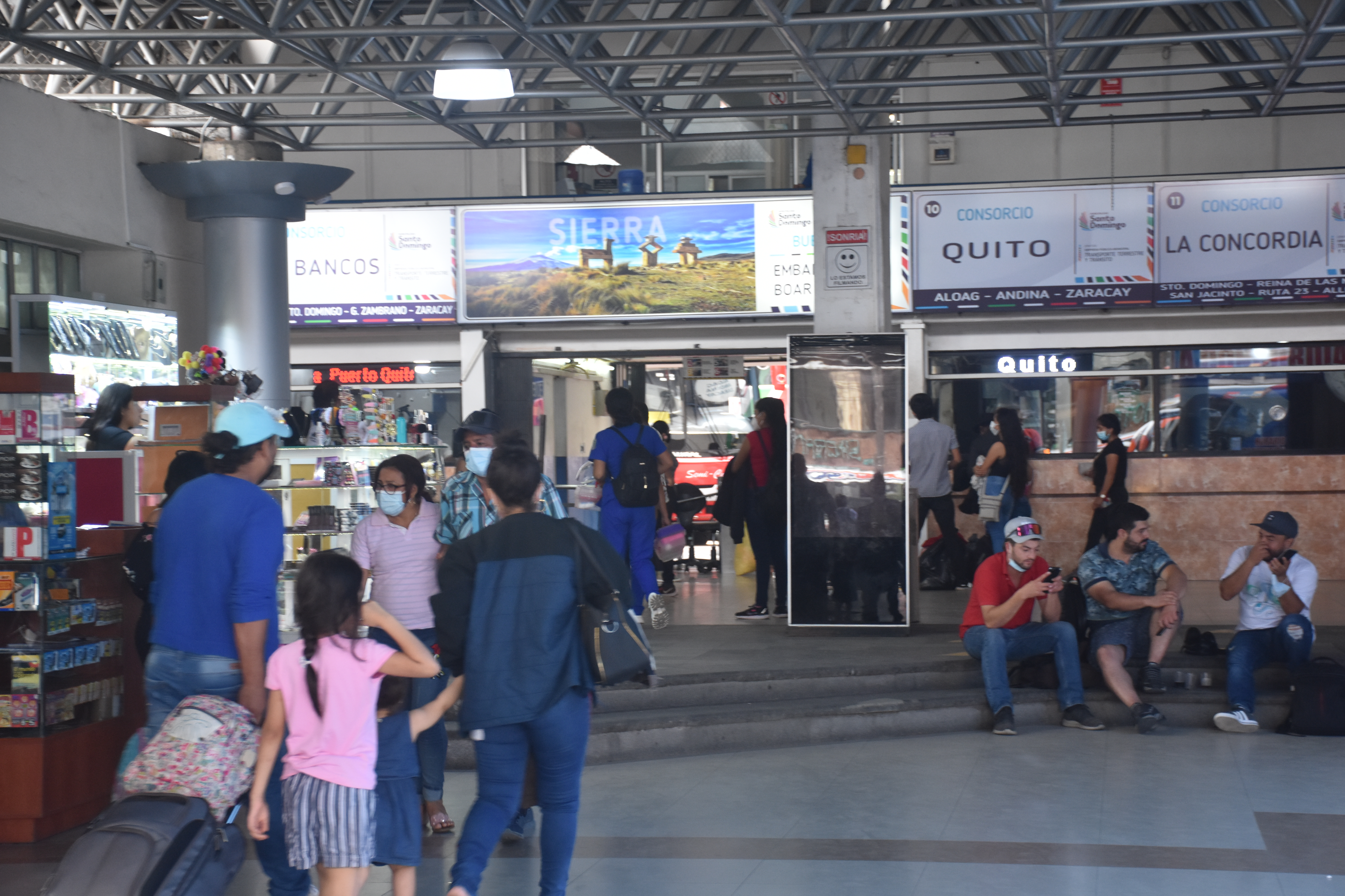 La terminal terrestre de Santo Domingo de los Tsáchilas se ha convertido en un blanco fácil para el cometimiento de actos delictivos.