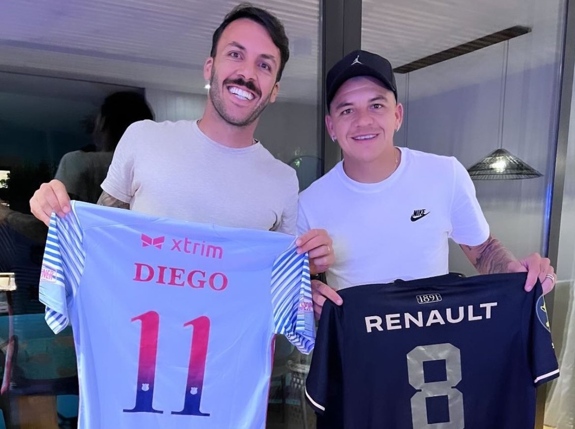 Diego El Demonio García y Sebastián Rodríguez, ex Emelec