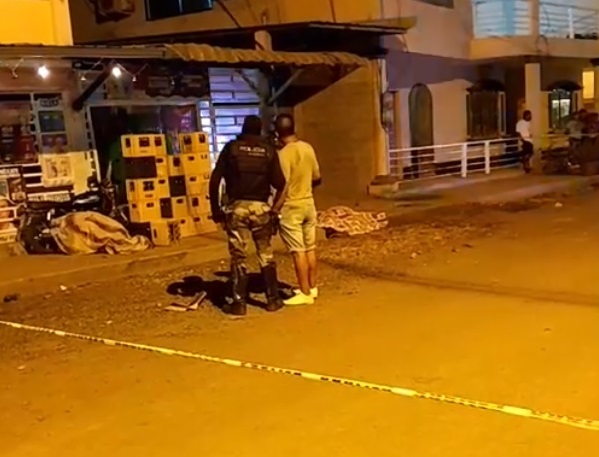 Dos hombres murieron tras ser atacados a balazos en el cantón Tosagua, centro de la provincia de Manabí.