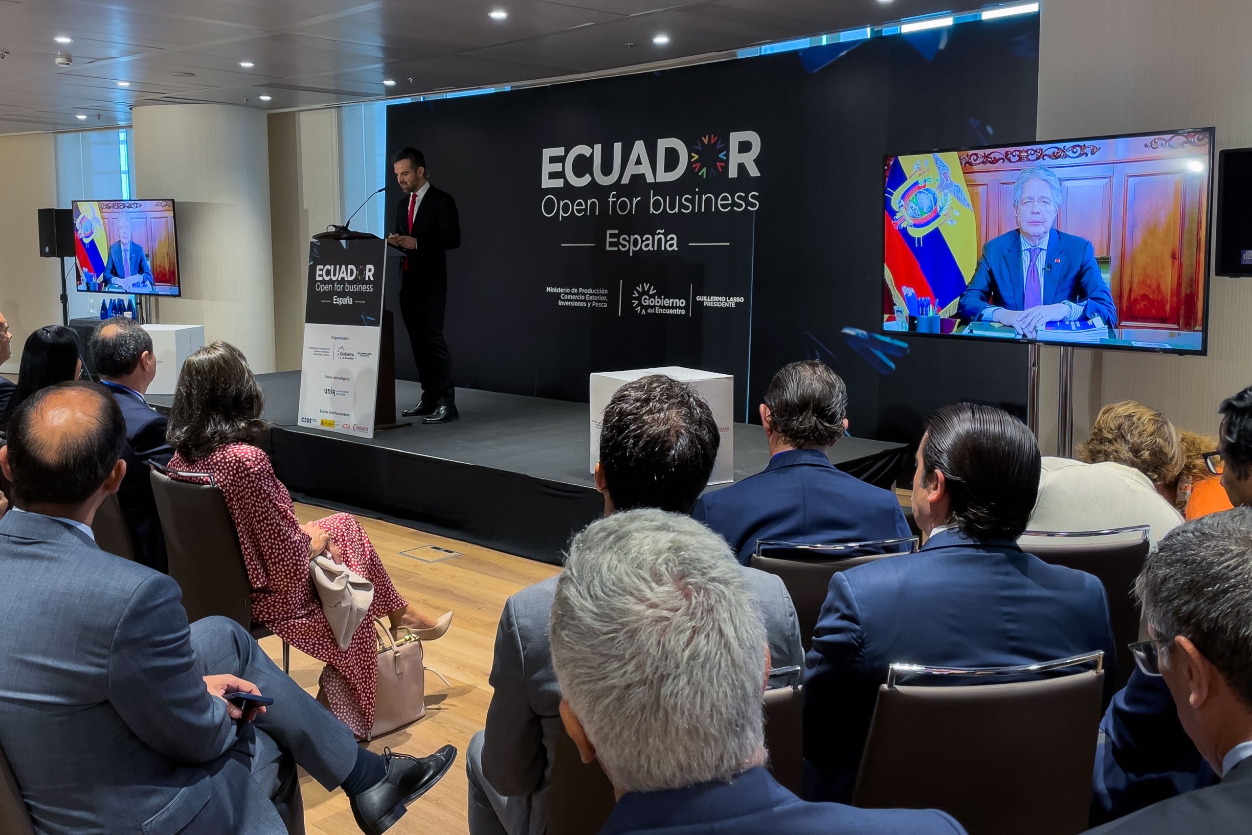 Foro de inversiones Ecuador Open for Business de Madrid