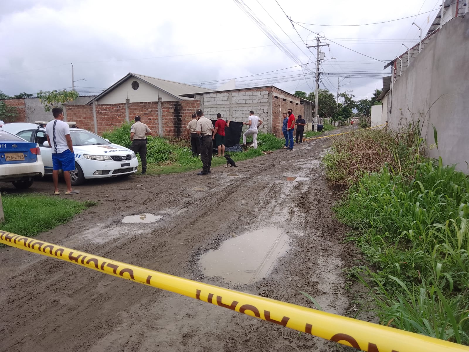 Hallan restos de un cuerpo incinerado, en Portoviejo