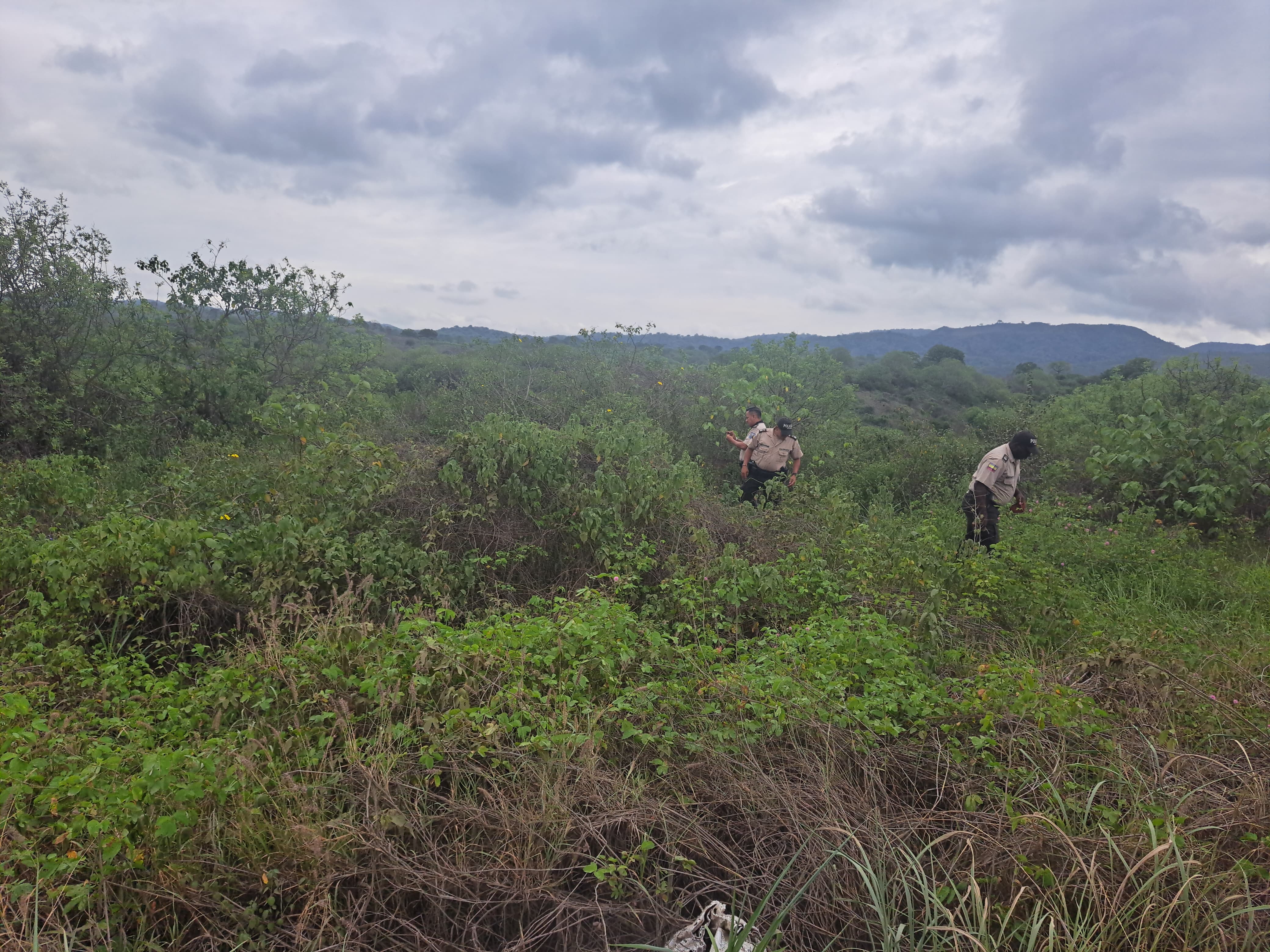 Hallan una osamenta entre unos matorrales en Portoviejo