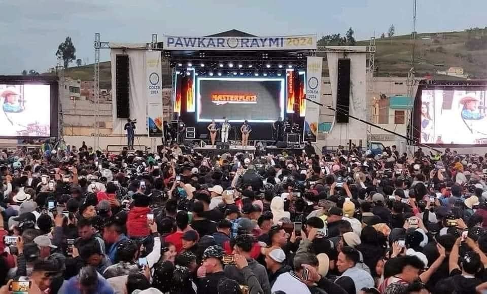 Tres muertos durante concierto de Carnaval en Colta, Chimborazo