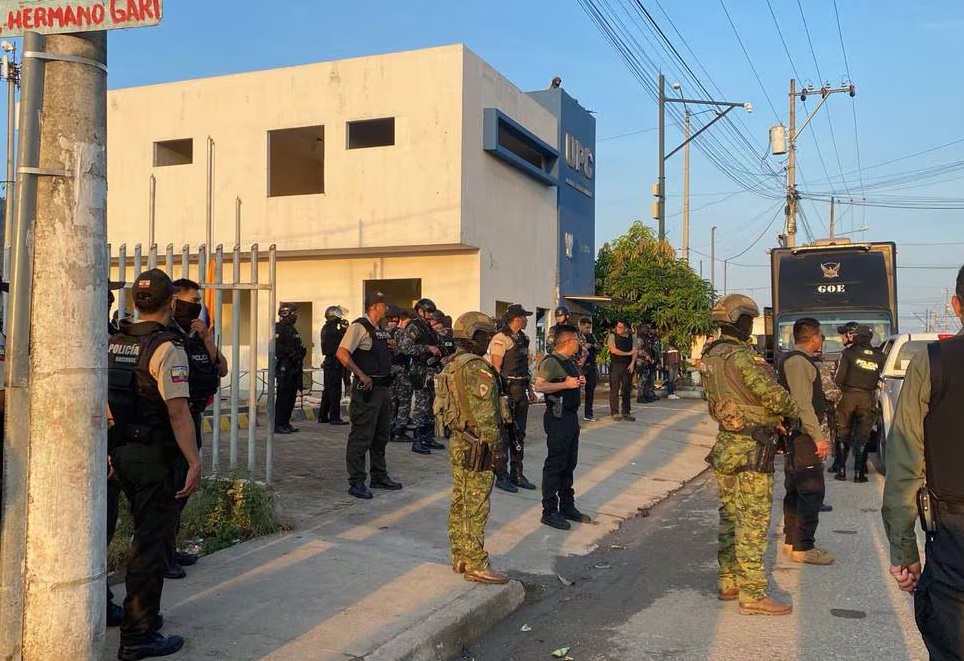 Un megaoperativo se realiza desde la madrugada de este martes 26 de marzo del 2024 en el noroeste de Guayaquil.