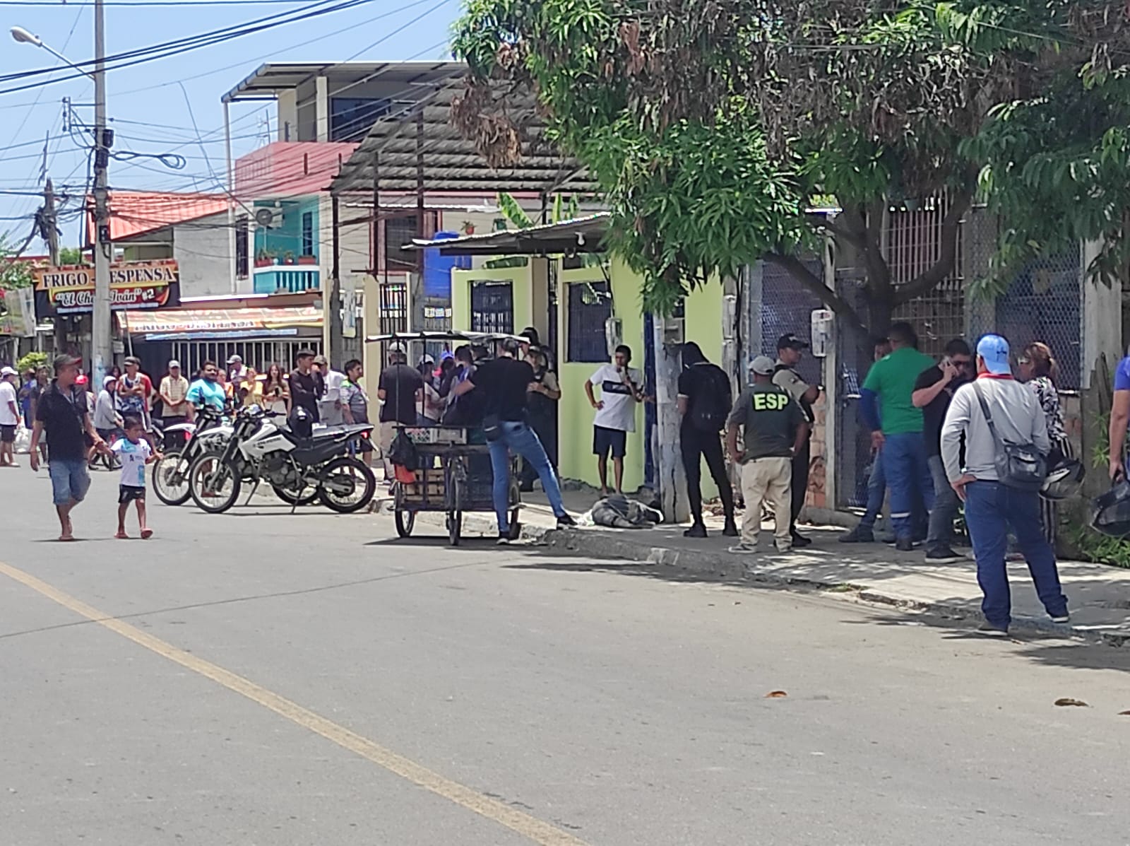 vendedor de legumbres asesinado en el barrio Horacio Hidrovo en Manta