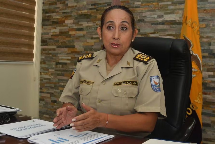 Tannya Varela Coronel, excomandante general de la Policía Nacional, no comparecerá ante la Asamblea Nacional.