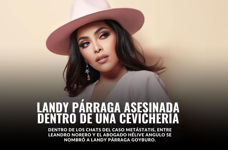 Landy Párraga Goyburo, reconocida modelo y reina de belleza fue asesinada de varios disparos dentro de una cevichería.