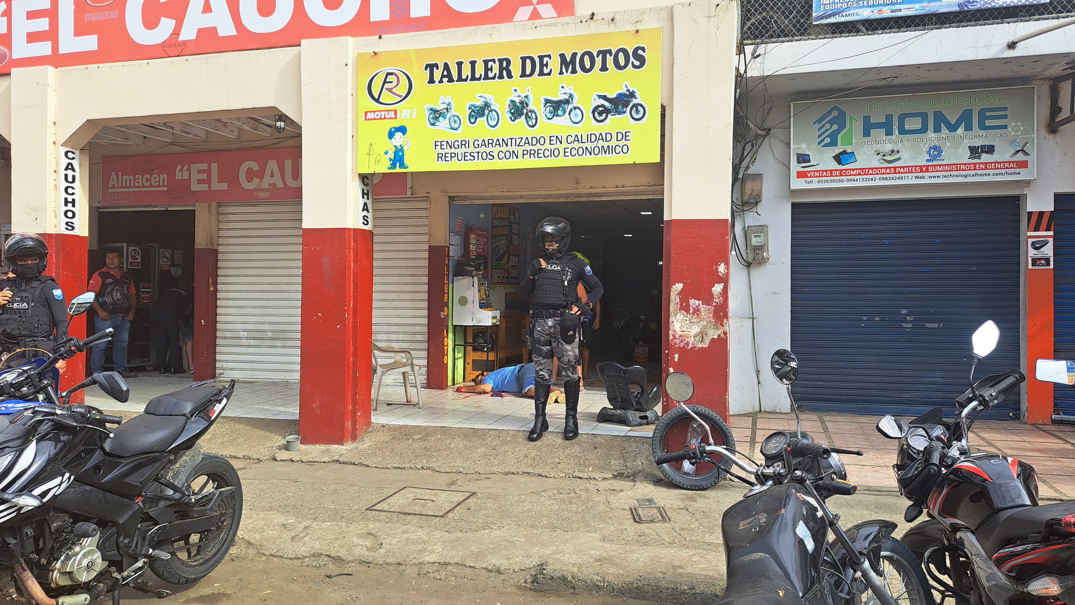 Una balacera causó alarma y temor, en el centro de Portoviejo, la mañana de este viernes 26 de abril del 2024.