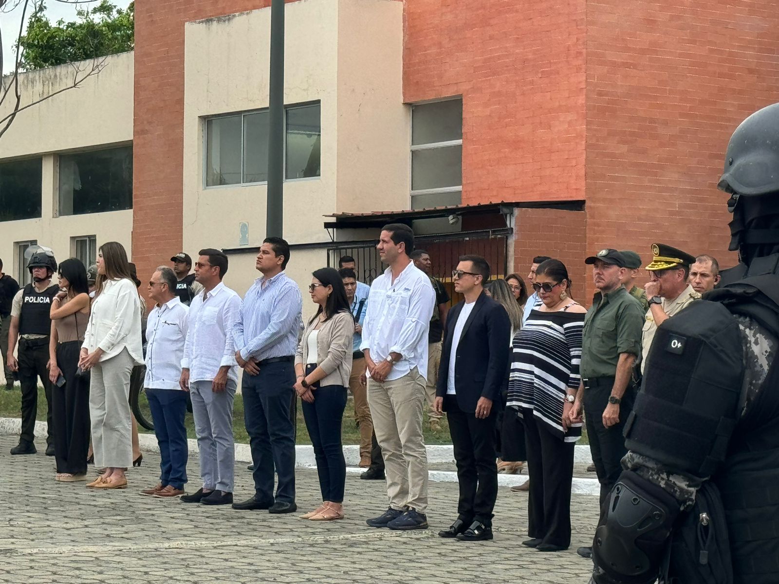 El Presidente Daniel Noboa cumple agenda en Manabí.