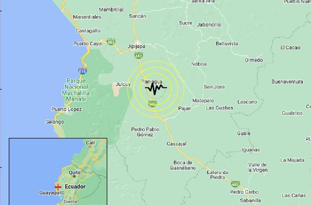 Sismo de 407 grados se registró en Paján, Manabí