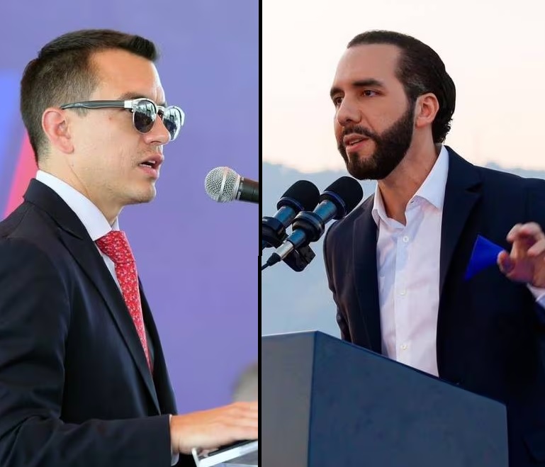 Daniel Noboa y Nayib Bukele, dos de los presidentes más populares de América Latina se reunirán en El Salvador.