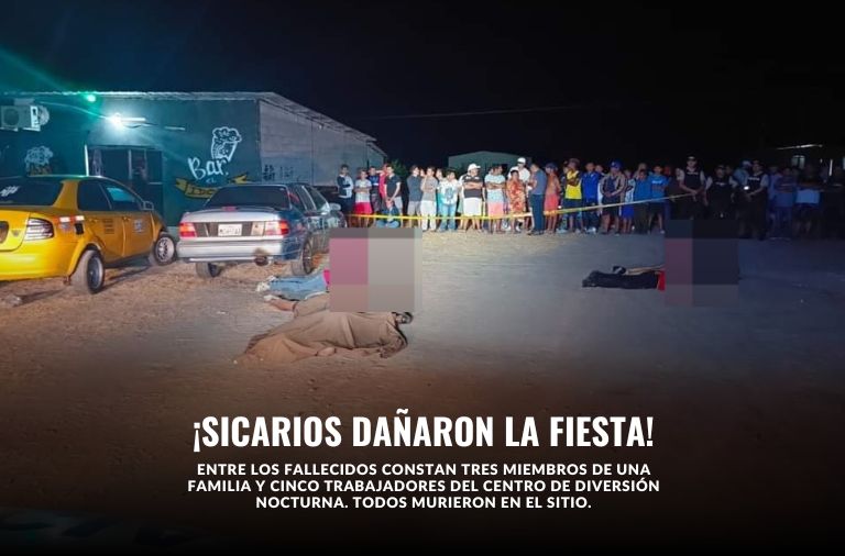 Masacre en Chanduy deja ocho muertos y varios heridos