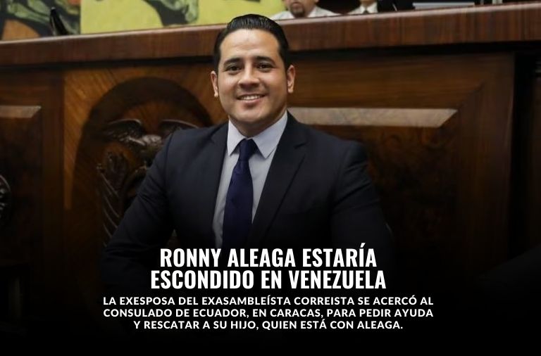 Ronny Aleaga, procesado por el caso Metástasis, en Ecuador, ha sido localizado en Venezuela, se conoció este miércoles 1 de mayo del 2024.