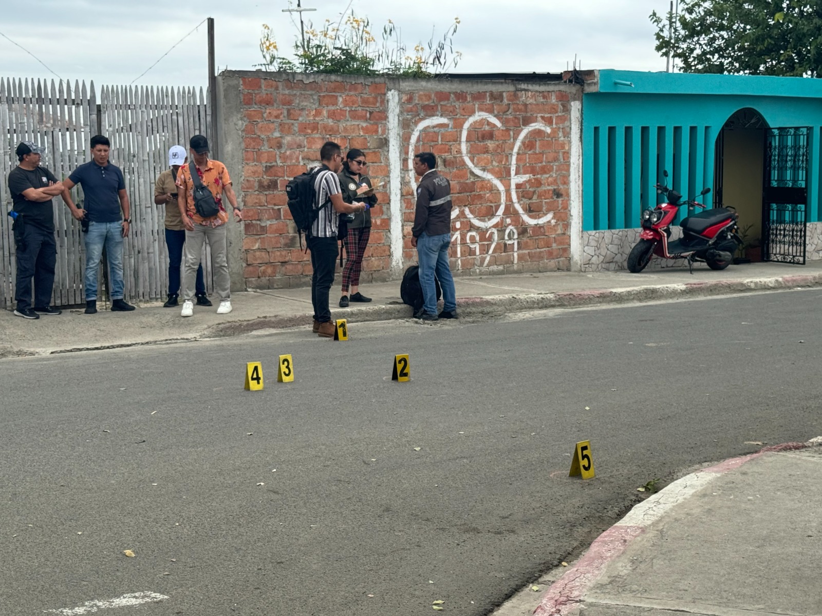 Dos heridos en Manta el día de la Madre